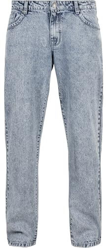 Urban Classics Loose Fit Jeans, Blu (Light Skyblue Acid Washed), 32W x 34L Uomo