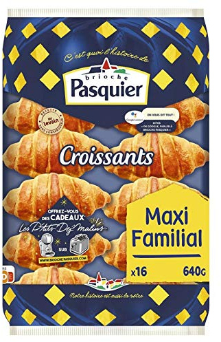 BRIOCHE PASQUIER - Croissants Au Levain 640 G - Lot De 3 - Offre Special