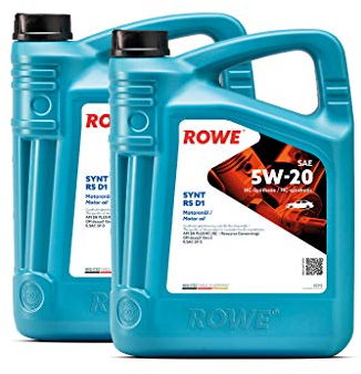 10 (2x5L) Liter ROWE HIGHTEC SYNT RS D1 SAE 5W-20 Motoröl Made in Germany