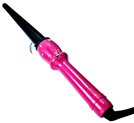 LEOFLA Fer conique à friser à cheveux Max 210°C professionnel pour cheveux bouclés Media