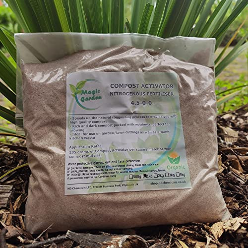Trading Compost Activator Accelerator Compost Maker High in Nitrogen 500g 1kg Bag (500g)