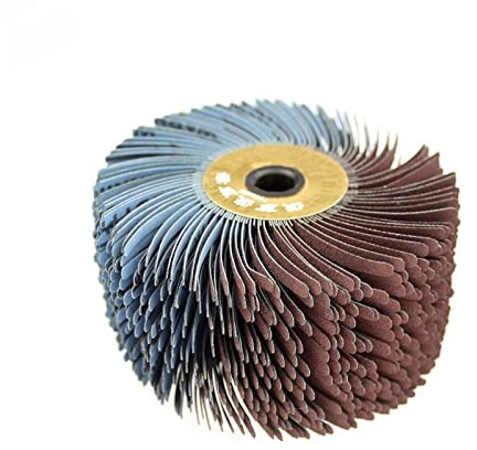 Wzrx7 - shop Sanding Flap Wheels - Sanding Cloth Wire Polishing Brush - Drill Woodworking Grinding Head Wheel for Furniture Wood Angle Grinder (1 piece) (Grit : 118x60mm P240)