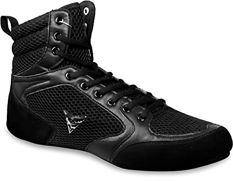 Nordcore Chaussure de Lutte Mat Ace - Chaussure de Boxe Légères pour Arts Martiaux – Chaussures Haltérophilie à Haute Traction pour Hommes et Femmes – Wrestling Shoes