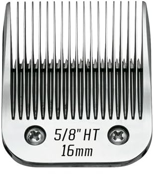 BESTBOMG 5/8HT Ersatzklinge für Hundepflege, kompatibel mit Heiniger/Moser Max45/Andis/Oster A5 Haarschneidemaschine für Hunde, Größe 5/8 Zoll (16 mm), Schnittlänge