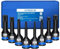 VORXEON 1/2 Douille 12 Pans en S2 Douilles à impact XZN M5, M6, M8, M9, M12, M14, M16, M18 Douilles à chocs 8pcs Douilles embout à XZN Coffret douille