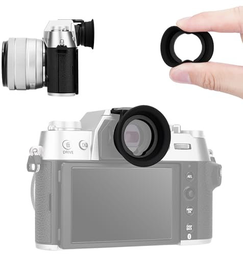 KIWIFOTOS Kamera Augenmuschel Okular für Fuji X-T50 Sucher, XT50 Weiches Silikon Erweiterte Sucher Schutz Gummi Augenmuschel