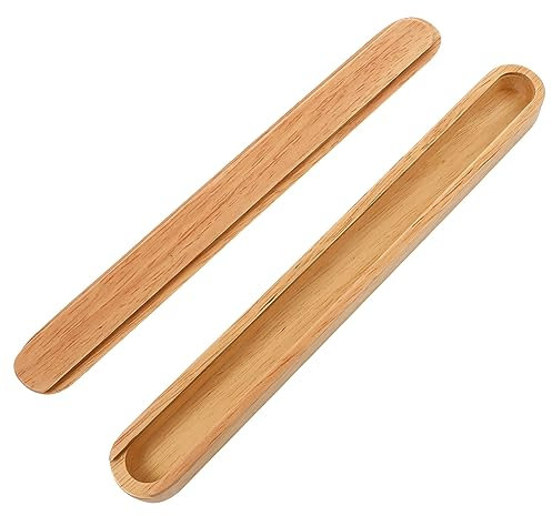 Amosfun 2pcs Retro Wooden Chopstick Holder Chopsticks Box for Kitchen Cutlery Storage Safe Box for Camping