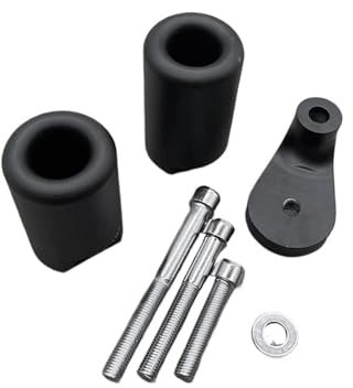 BepHon Motorrad Sturzpads Crash Protector Für Su&zu&ki GSX-R GSX&R 1000 GSXR1000 K1 2001-2002 Motorradrahmenschieber Crash Falling Protection Engine Pad Protector Block(Black)