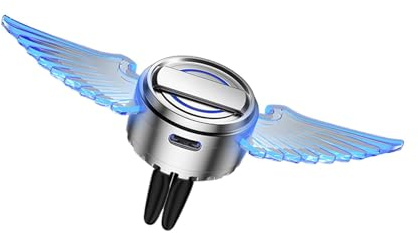 Car Vent Air Freshener - Auto Perfume Fragrance, LED Ambient Light Aromatherapy Car Perfume, USB Rechargeable Aromatherapy Diffuser with Motion Sensor & 8 Colour Lighting Modes for Vehicles