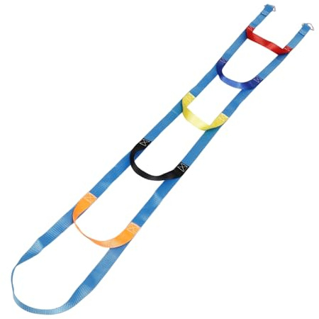 ERINGOGO Scala Corda Per Arrampicata Per Ragazzo Ragazza Scala Sospesa Colorata Per Attività All Aperto Sicura e Resistente Per Gioco e Avventura Metri Con Gradini Per e Strutture