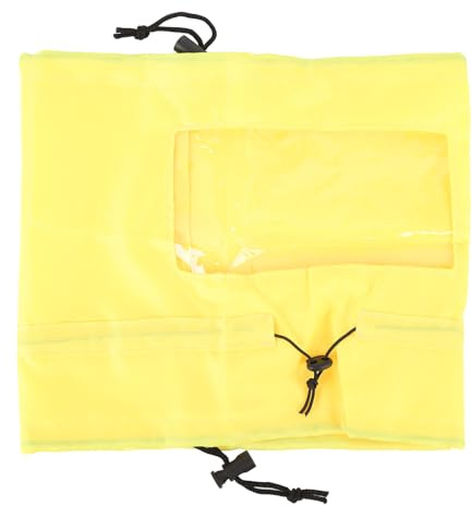 Okjhfd Capítulo de Ducha de Perro Ajustable Reutilizable El Agua Resistente a Las Orejas de protección de Las Orejas de protección del baño (Yellow)