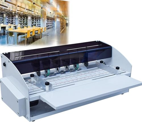 YMXEURSC Machine à Rainer 3 en 1 Machine à Rainer électrique Plieuse de Papier Perforateur à Ligne pointillée Perforateur Marqueur Perforateur
