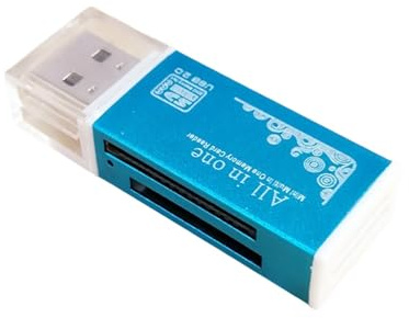 KASFDBMO USB 2.0 Adattatore del Lettore Schede Memoria Supporta MS TF E Altre per Telecamere E Dispositivi Reader Metalliche