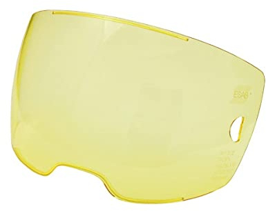 ESAB 0700000803 Bernsteinfarbene Frontscheibe für Sentinel A50 Helm, 5 Stück