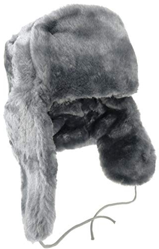 Generisch Unisex Uschanka (Grau, 56)