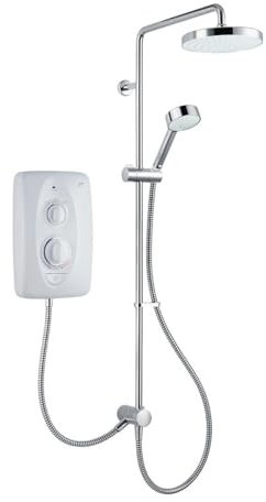 Mira Showers Jump Dual Electric Shower 9.5KW Electric Shower White 1.1788.578