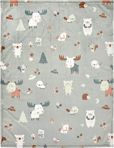 Alvi Microfaserdecke Baby Forest - Multi Colored