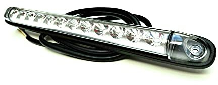 MelTruck LED Rückleuchten Set 12V 24V Anhänger 257x26,8mm mit Blinker Bremslicht Rückfahrlicht Nebelschlussleuchte für LKW Trailer (Positionleuchte, Bremsleuchte, Blinker, 1 Stück)