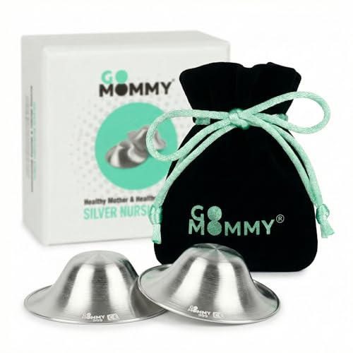 The Original Silver - Juego de 2 gorros de lactancia para recién nacidos, pezones para lactancia, sin necesidad de crema para pezón, esenciales para recién nacidos