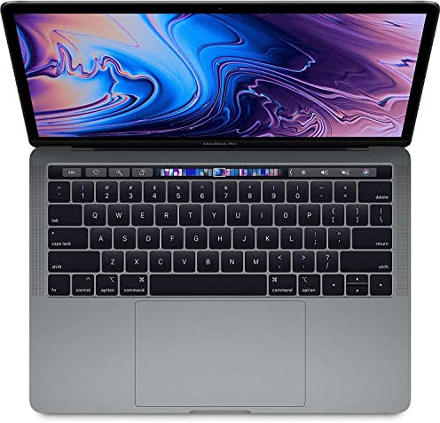 2017 Apple MacBook Pro Touch Bar with Intel 3.1 GHz Core i5 (13-inch, 8GB RAM, 256GB SSD Storage, Qwertz Germany/Austria) - Silver (Ricondizionato)