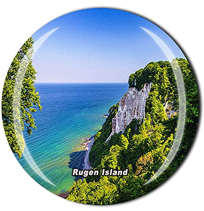 Rugen Island Mecklenburg-Vorpommern Deutschland Kühlschrankmagnet Kristall Touristen Souvenir Geschenkkollektion Kühlschrank Magnet Aufkleber