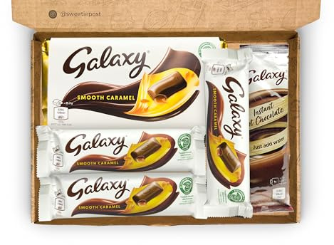 Galaxy Caramel Gift Box | Galaxy Present | Galaxy Caramel Chocolate Hamper | Galaxy Letterbox Gift Box | Chocolate Lover Present