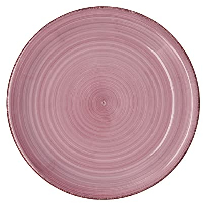 Quid Vita Peoni Plato Llano Cerámico 27cm Gres Apto Microondas Apto Congelador Apilable