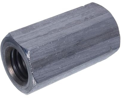 NAJDER Lot de 10 Écrous Manchons de Jonction Longs M8, Écrou Hexagonal à Tige Filetée, Douille D'écartement Entretoise Vis, Acier Inoxydable A2-AISI 304, DIN 6334