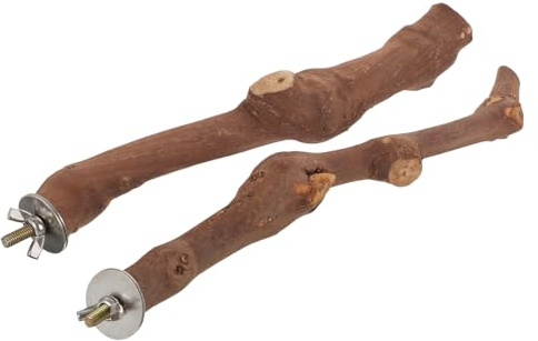 Angoily Parrot Grapevine Perch Toys Bird Cage Accessories Parakeet Biting Stick