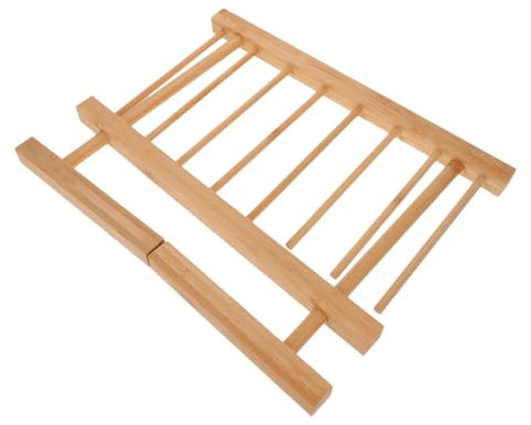 COLLBATH Pasta Nudelstand Nudeltrocknungsbaum Nudelregal Nudel-hängeständer -trocknerständer Pasta-aufhänger Nudeltrocknerständer Nudeln Buche Haushaltsprodukte Tragbar