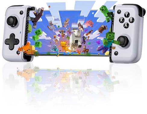 EasySMX M05 Type-C Mobile Gaming Controller for Android, iPhone 15, Xbox Game Pass Gaming Controller with Hall Trigger, Mapping function,Plug & Play,Passthrough Charging Low Latency