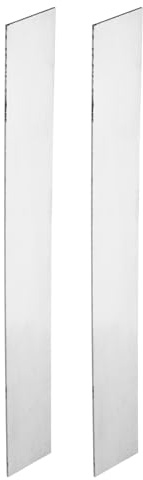 PATIKIL Paquet de 2 pour la Fabrication de Couteaux Usage Professionnel | Barres Plates en Acier 15N20, 12 x 1 12 x 1/16 pour Bricolage de Tôle Vide, et Amateur