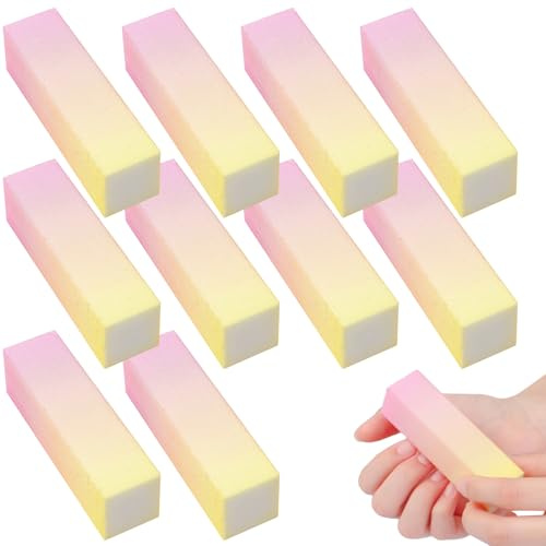 10 PCS Nail Buffer Blocks - Durable and Easy to Use - Professional Manicure Tools for Flawless Nails