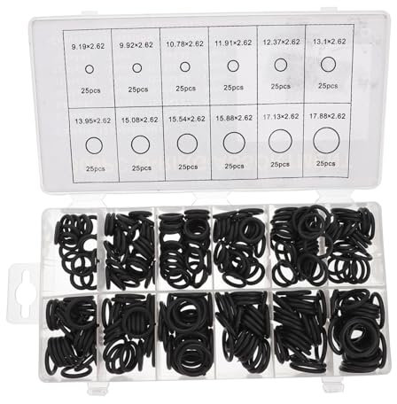 Yardenfun 300stücke Gummidichtringe O-ring Sortiment Kit Dichtungen Dichtungstüllen Gummiringe Für Lager Pumpen Ventile Wasser