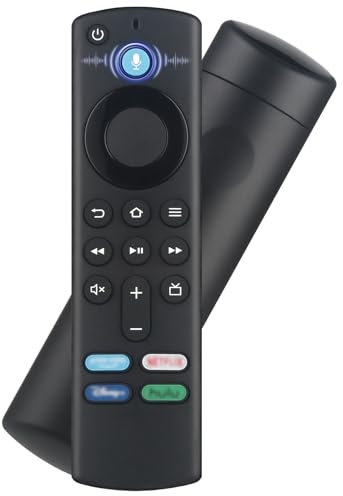 Aimdio L5B83G Ersatz Sprachfernbedienung (3. GEN) für Smart TV Stick (Lite, 4K, 4K Max, Bundle, 2. Gen, 3. Gen) TV Cube (1. Gen, 2. Gen) Smart TVs (3. Gen) für Poineer TV Fernbedienung 5