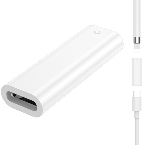 AIAUXAI USB C Adapter für Apple Pencil 1. Gen, Bluetooth-Kopplung für iPad | Schnell Laden für Apple Pencil 1. Generation, , Typ C Ladeadapter Bluetooth-Kopplung für iPad 10 2022 für iPad 11 2025 A16