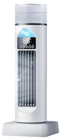 Ventilateur Colon De Chambre - Ventilateur à Oscillation 120° pour Intérieur,Ventilateur Silencieux Intelligent avec Fonction Fraîcheur pour Maison Dortoir Bureau et Sommeil