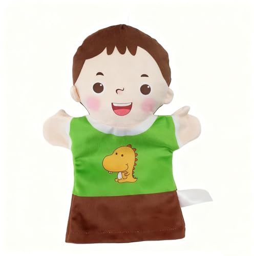 LLTCMYGS Giochi di Pupazzi a Mano Montessori di Famiglia in Peluche, Giochi di Ruolo e Racconti per Giocare a Casa,Boy