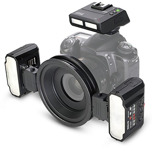 Meike MK-MT24 Macro Twin Lite Flash Makro Ringblitz für Nikon Digital SLR Kameras