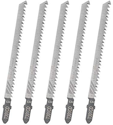 BE-TOOL Stichsägeblätter T301CD T-Kopf Stichsägeblatt, universelles Stichsägeblatt-Sortiment zum Schneiden von Metall, Holz, PVC und mehr, passend für Bosch, Dewalt, Hitachi, Makita, Festool usw