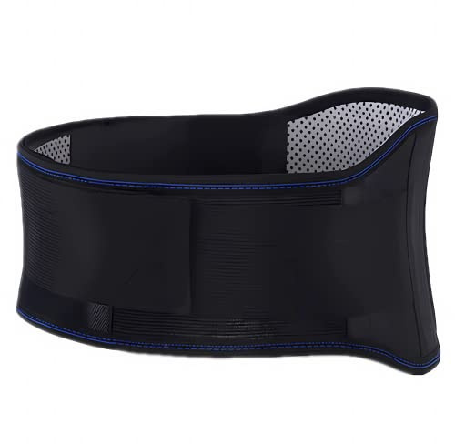 KABRAR Thermal Magnetic Therapy Lumbar Support Belt Lower Back Brace for Men and Women, Self-Heating Waist Strap with Gauss Magnets (X-Large)