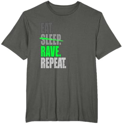 Eat Sleep Rave Repeat Camiseta