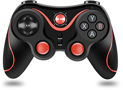 ciciglow Bluetooth Wireless Game Controller, Bluetooth Gamepad Controller Joystick für/für Android Handy Tablet TV Box