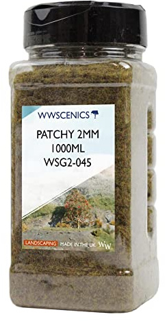 WWS War World Scenics WWScenics | 2mm Herbe Statique Éparse | 1000ml | WSG2-045 | Matériel pour Maquette Réaliste