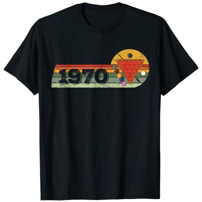 Snooker Snooker-Spieler Jahrgang 1970 Geburtstag Snooker T-Shirt