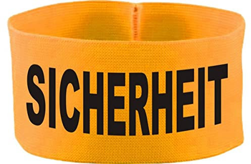 Kleiner Fratz gummielastische Armbinde 5 cm Bedruckt mit Sicherheit (Farbe gelb (Gr. Senior - 28 cm)