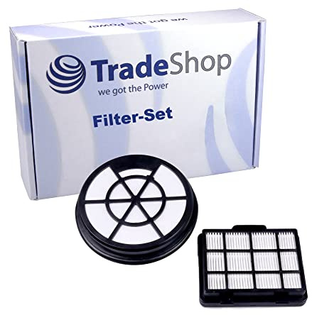 Trade-Shop Filter-Set Abluftfilter/Motorschutzfilter + HEPA-Filter kompatibel mit AmazonBasics B071VNCNLF BO71VNCN2F VCS35B15KC-70