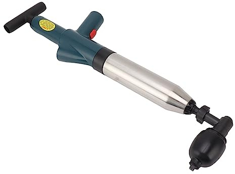 Desatascador de Plomada, Kit de Desatascador de Inodoro de Alta Presión Ahorro de Mano de Obra para Bañera para Desagüe de Piso para Baño
