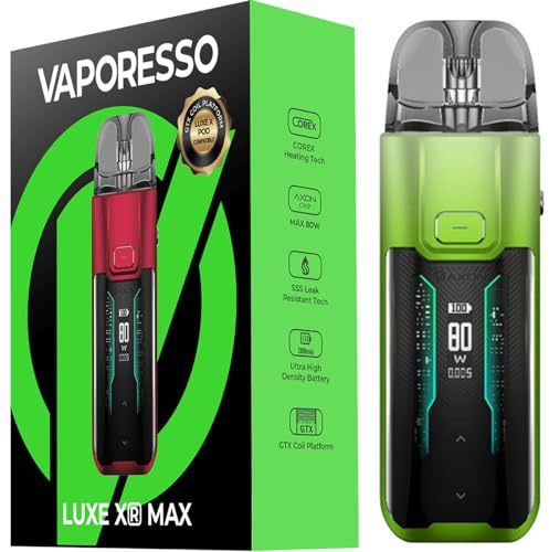 Vaporesso LUXE XR Max Kit 5ml DTL/MTL Vaporizzatore adatto LUXE X/XR Pod Cartuccia e GTX Coils Piattaforma No Nicotine No Liquid
