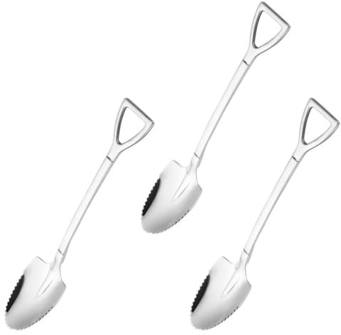 STOBAZA 3stücke Teiliges Grapefruitlöffel Mit Gezackten Kanten Praktische Obstschaufel Für Und Langlebig Und Leicht Zu Reinigen